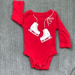 NW Carters I’ve skates onesie. 6 months
